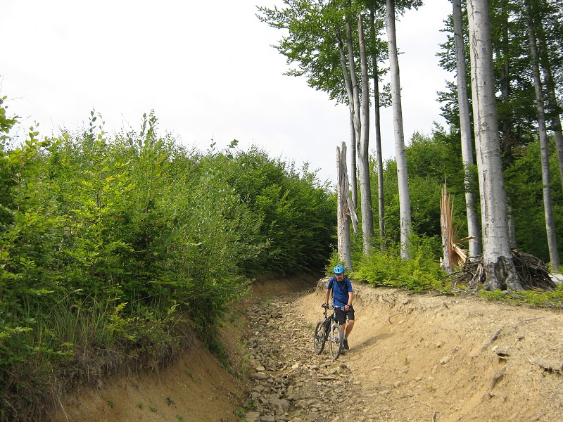 Zjazd do Vlárskeho průsmyku