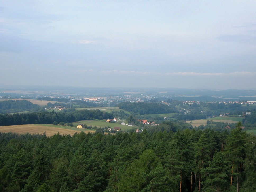 Pohľad z rozhľadne Dubecko