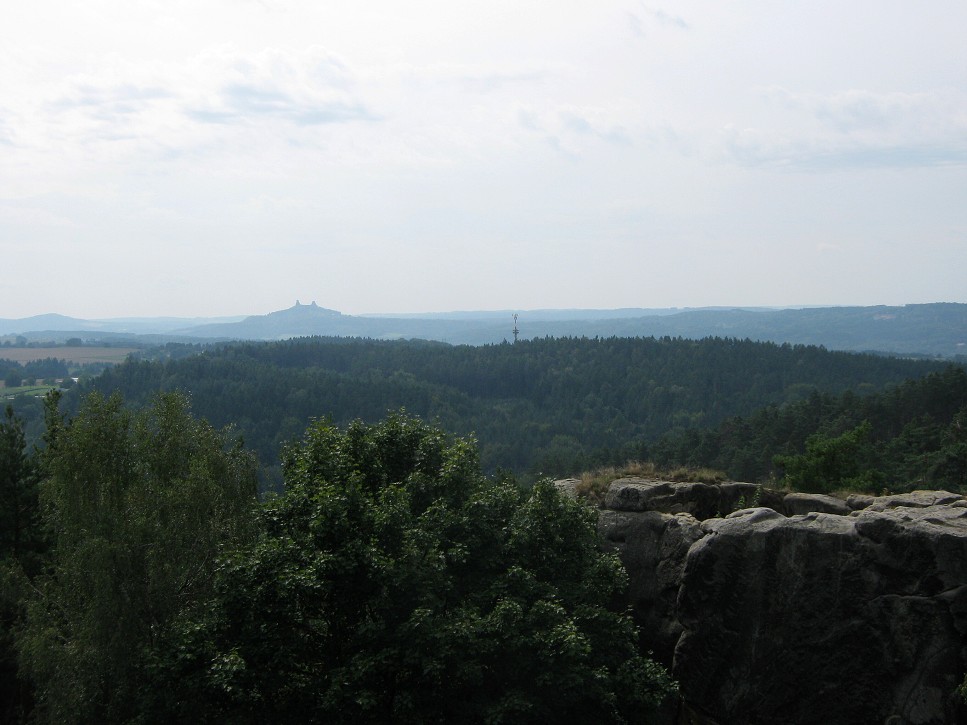 Výhľad z hradu Rotštejn