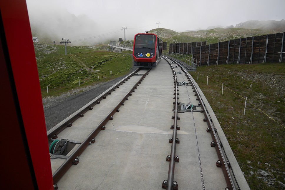 Pozemná lanovka na Weissfluhjoch