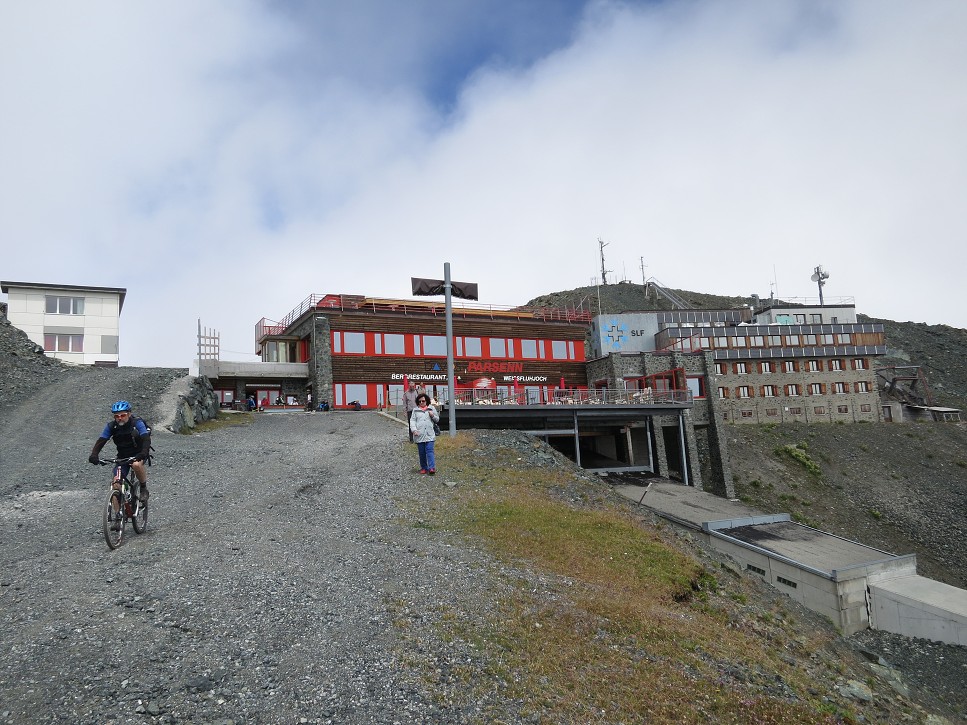 Weissfluhjoch - horná stanica