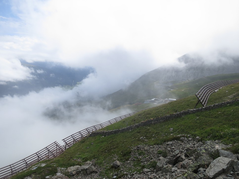 Zjazd z Weissfluhjochu