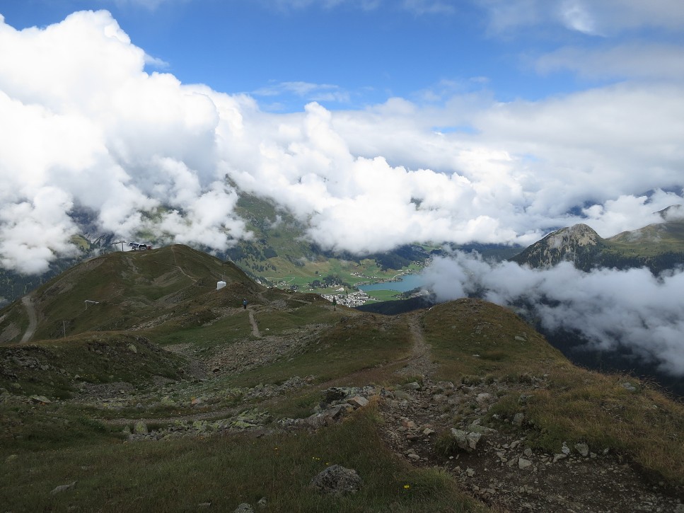 Zjazd dole do Davosu