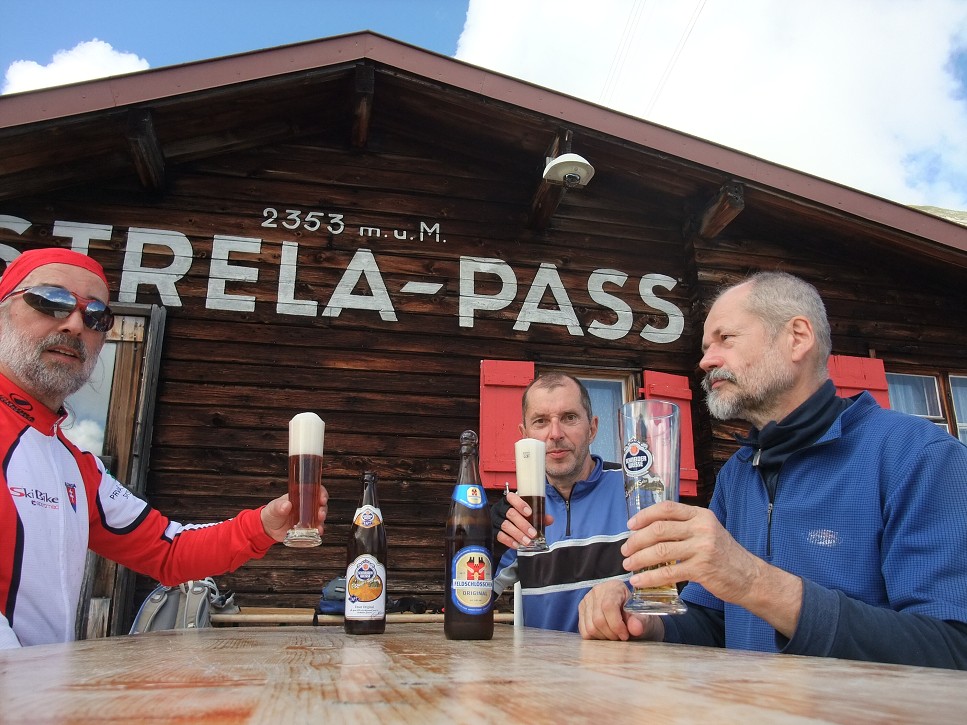 Zaslúžené pivko v sedle