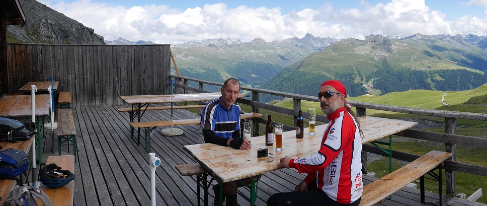 Zaslúžené pivko v sedle