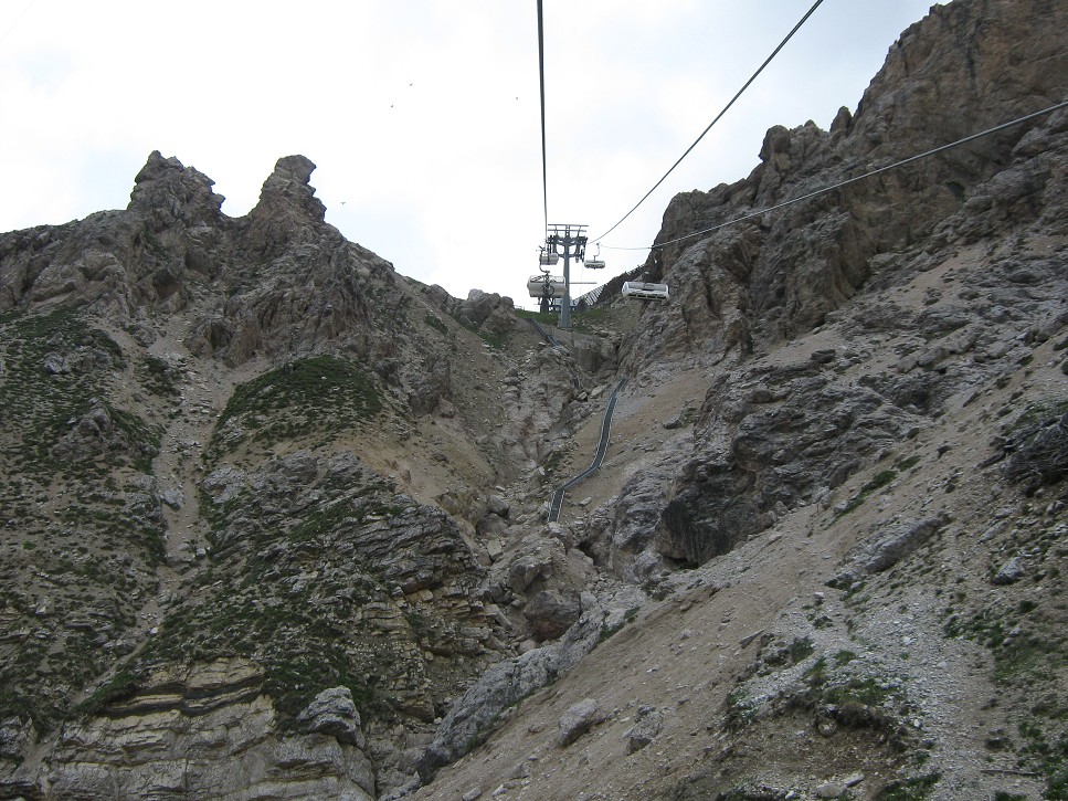 Lanovkou pod Monte Cristallo