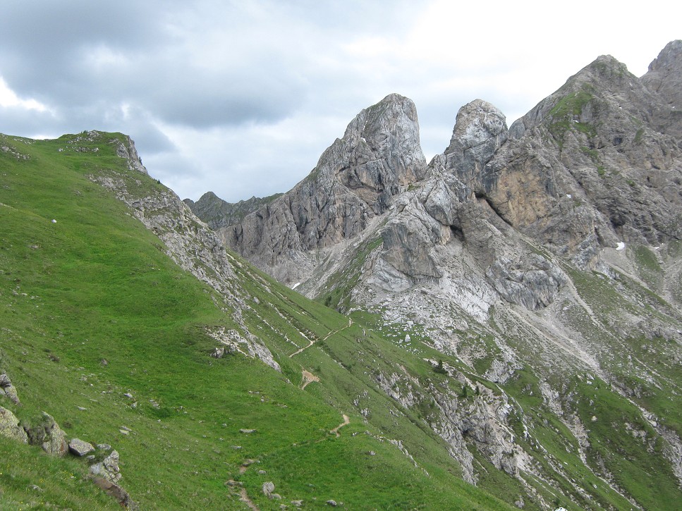 Zjazd z Passo di Giao