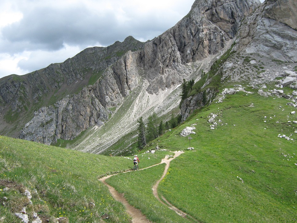 Zjazd z Passo di Giao