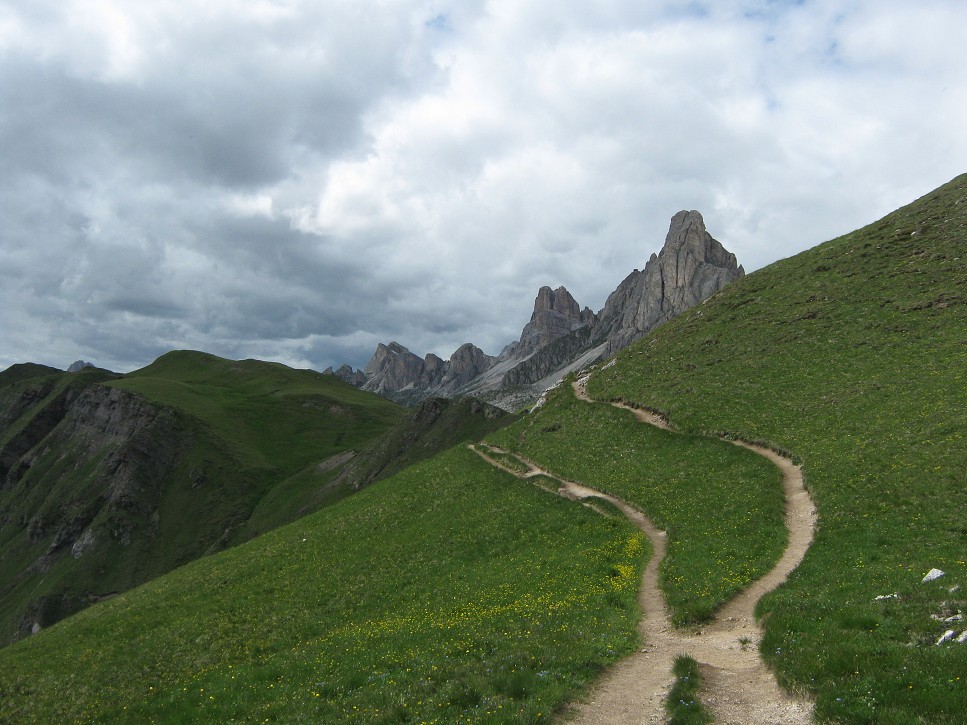 Zjazd z Passo di Giao