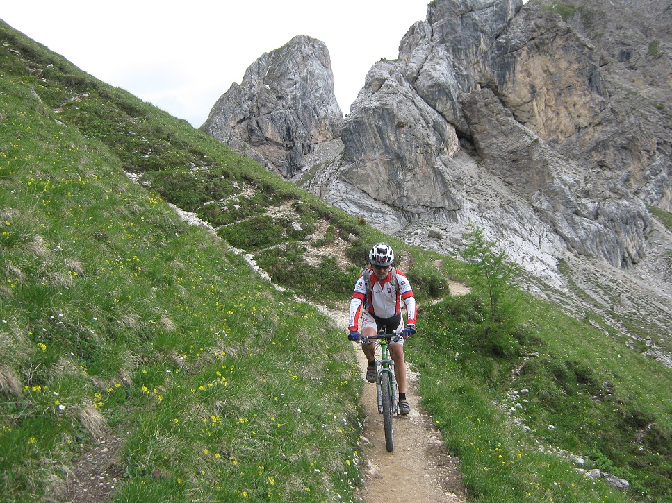 Zjazd z Passo di Giao