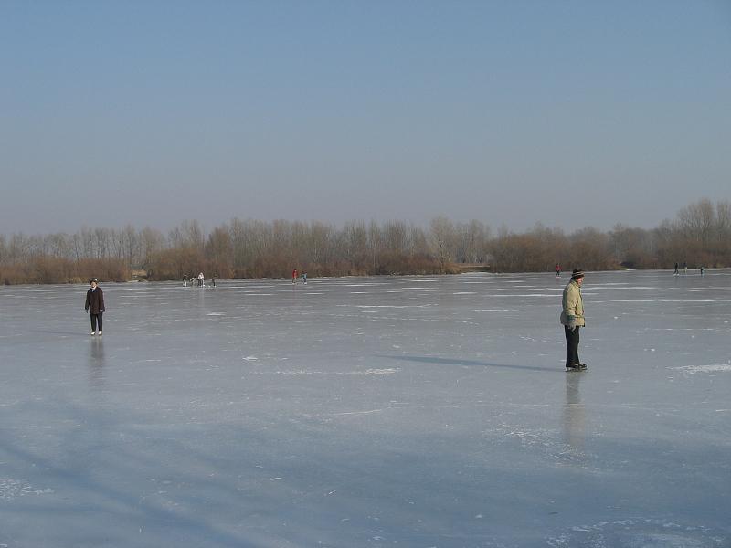 Zamrznut� Dunaj (janu�r 2006)