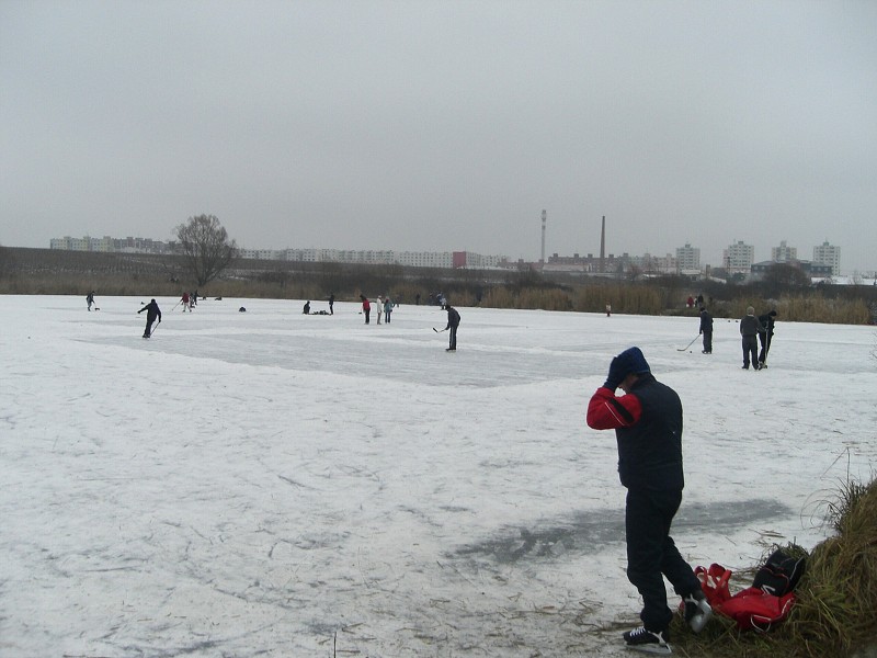 Na jazere pri Pezinku 