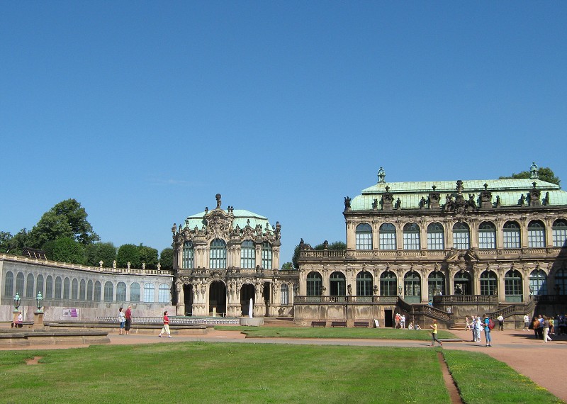Zwinger - vnútorný dvor