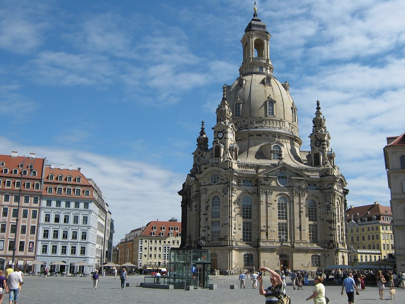 Frauenkirche - znovupostavený chrám