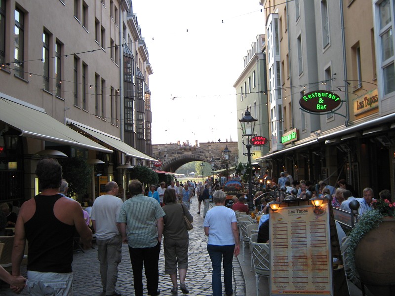 Žracia ulička zblízka