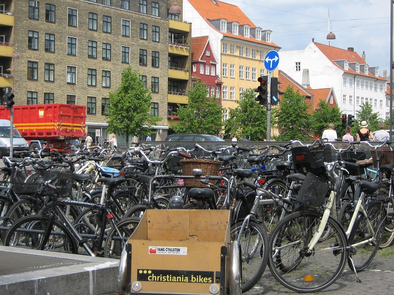 Bicykle vždy a všade v Kodani
