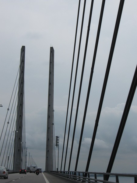 Opäť na Oresundskom moste, smer Švédsko
