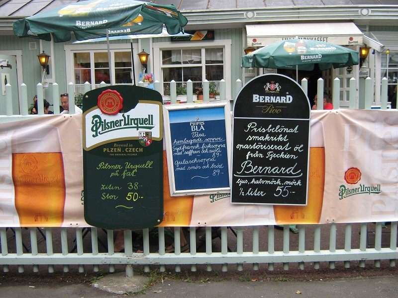 České pivo v Stockholme