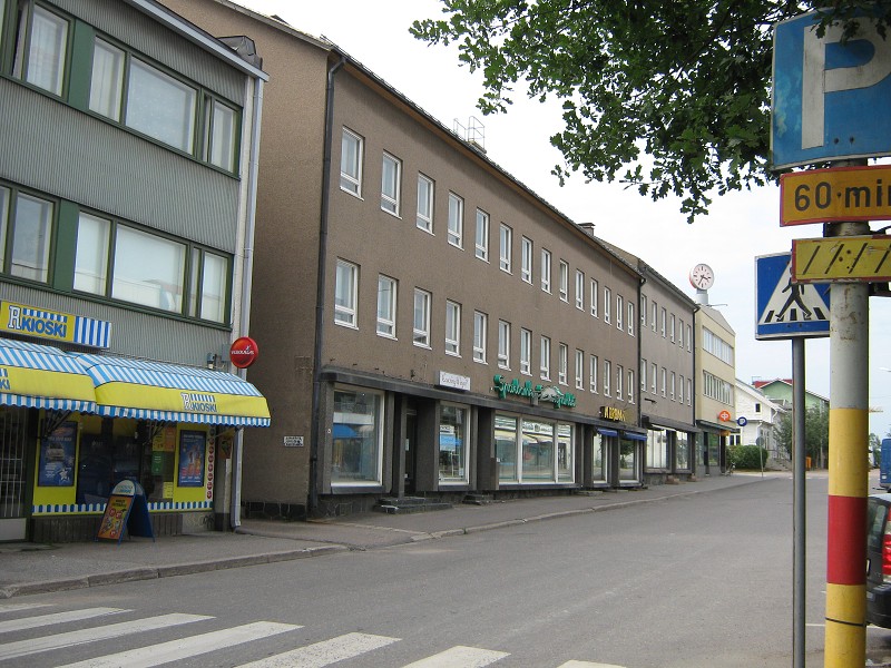 Karjaa - keskusta (=centrum)