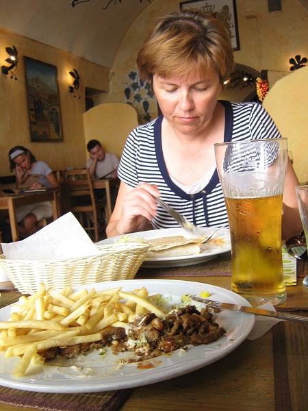 V gruzínskej reštaurácii