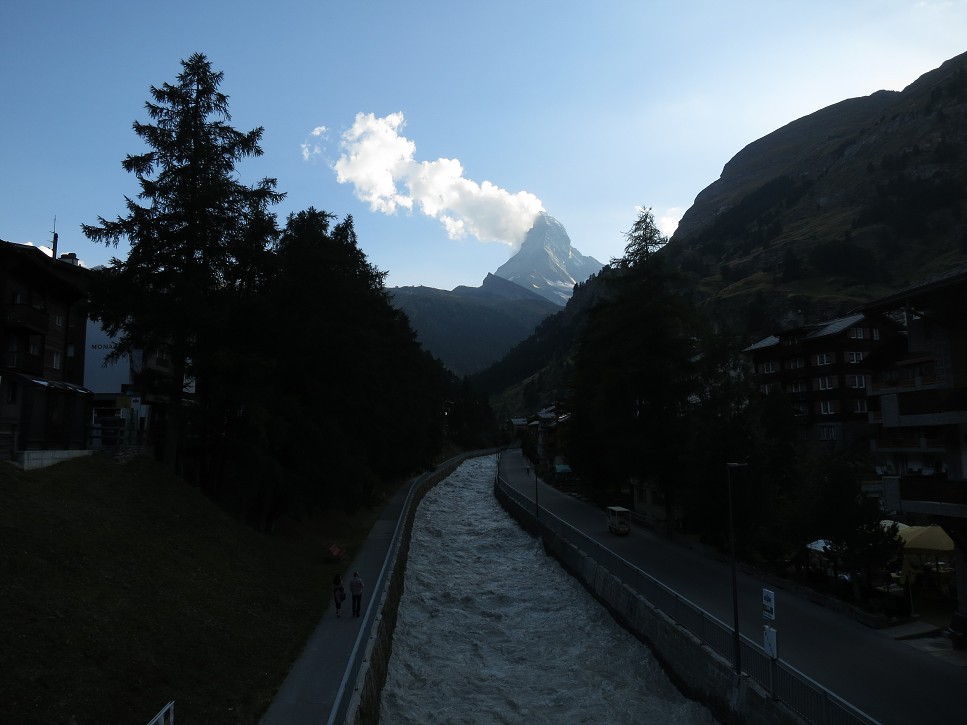 Večer v Zermatte