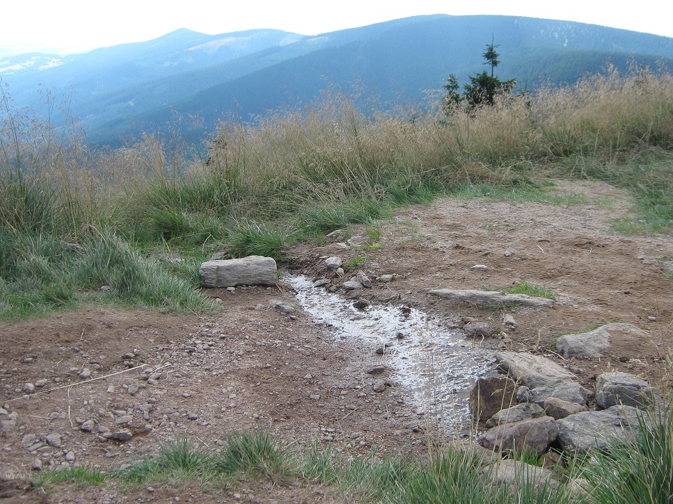 Morava tesne pod prameňom