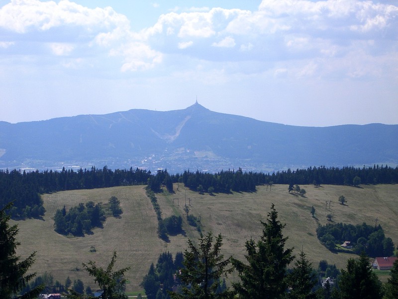 Pohľad z rozhľadne Královka