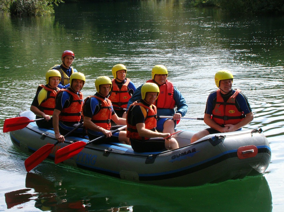 Raft na rieke Cetina