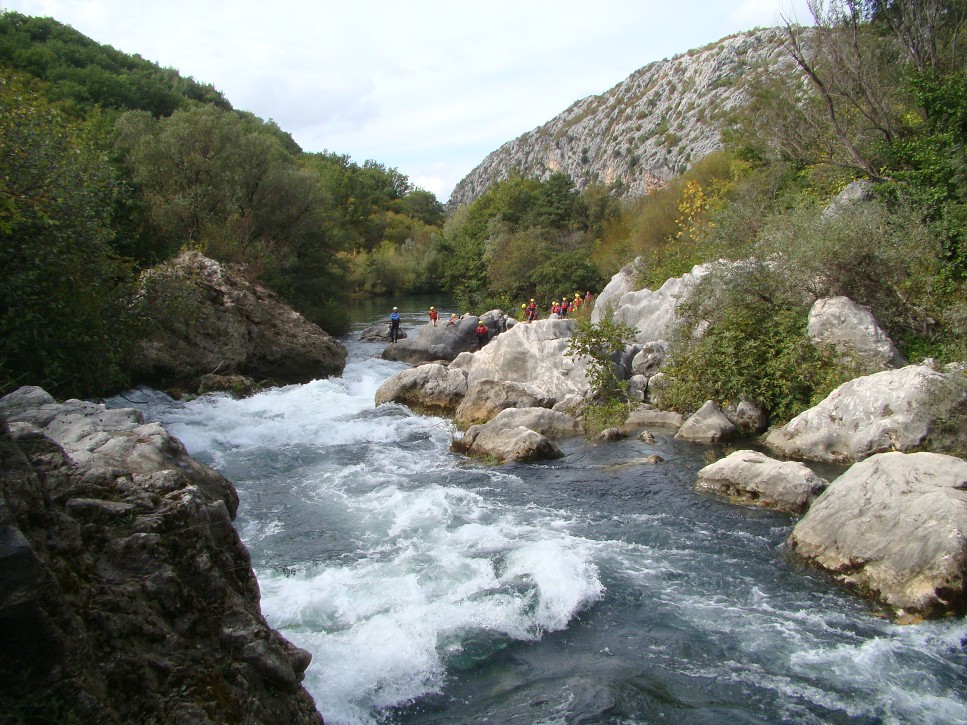 Raft na rieke Cetina