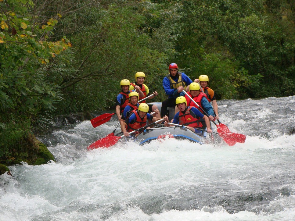Raft na rieke Cetina
