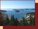 Pohľad na Hvar z pevnosti 