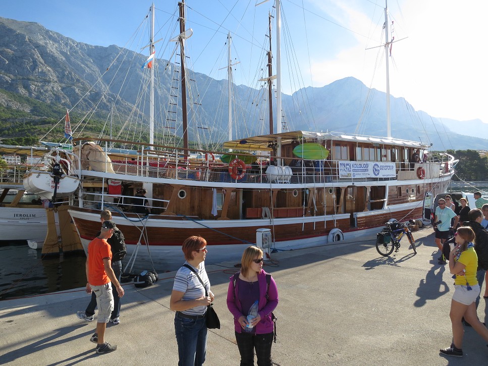 Naloďujeme sa v Baške Vode