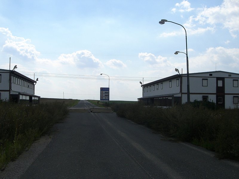 Opusten� hrani�n� prechod Sudom��ice - Skalica 