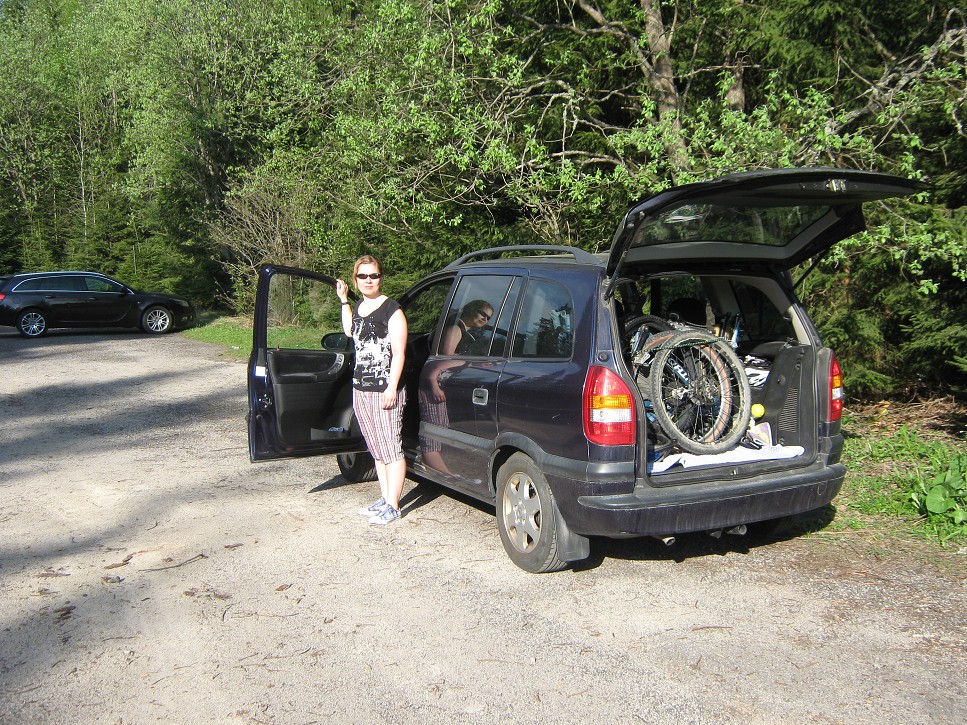 Odchod domov z parkoviska na Podbanskom