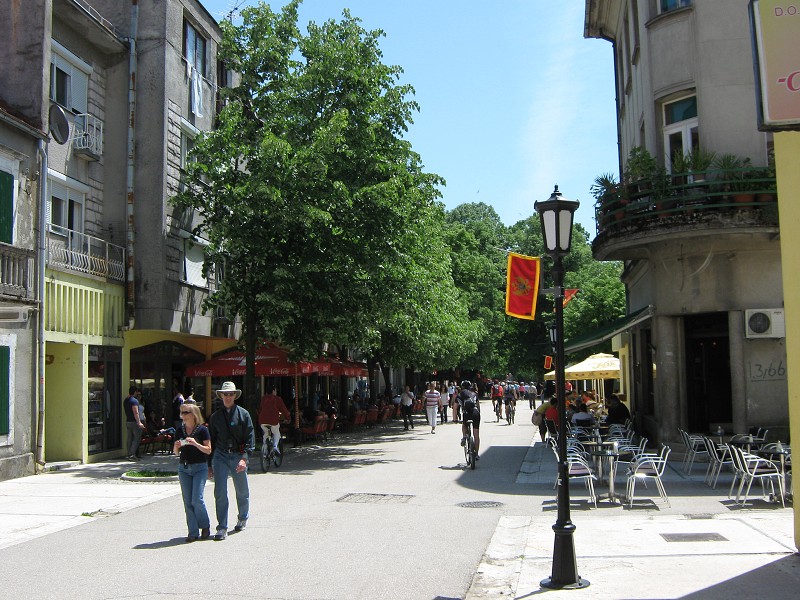 Pešia zóna v Cetinje