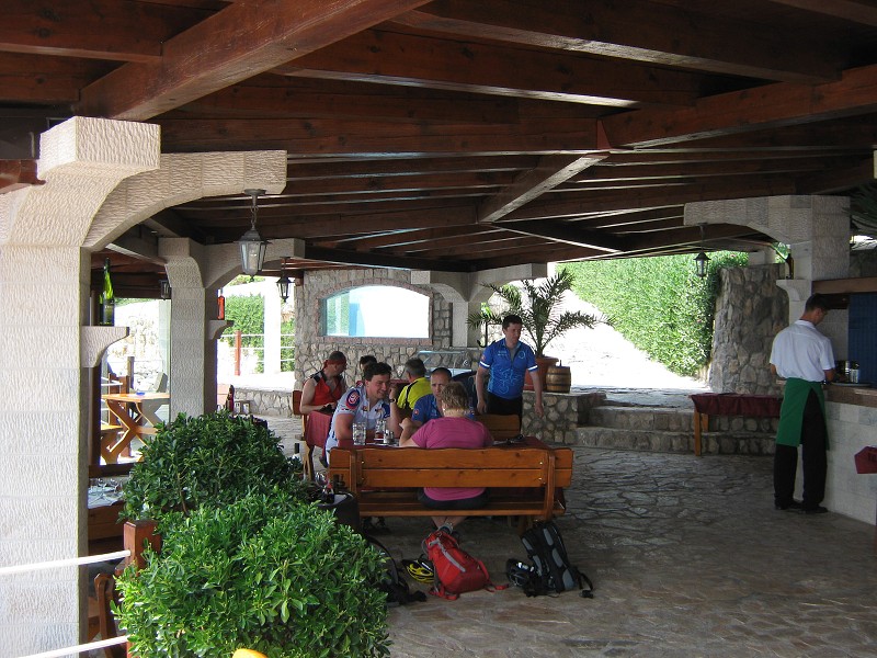 V plážovej reštaurácii