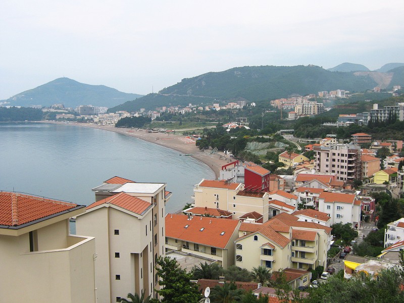 Za Budvou, smer Petrovac