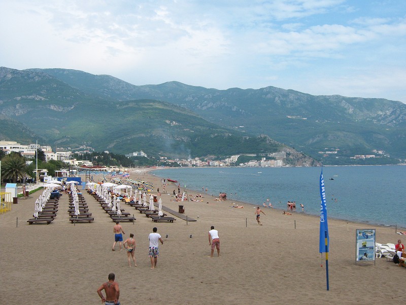 Pláž v Budve