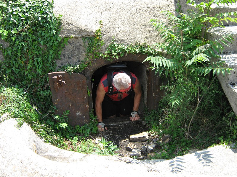 Východ na strechu pevnosti