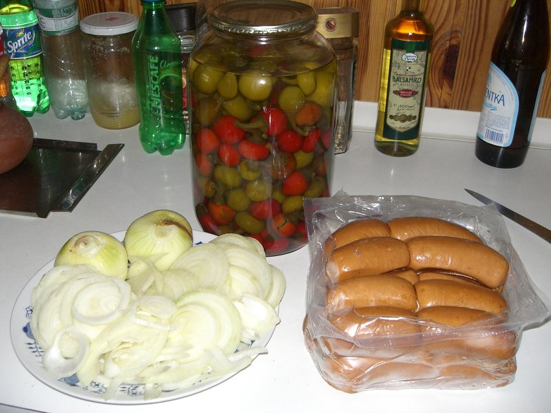 Cibu�a, fefer�nky, �pek��ky - v�etko nachystan� 