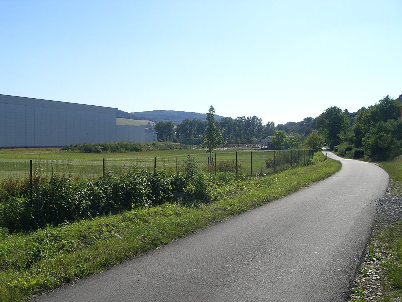 Vjazd do Zl�na po kr�snej cyklostezke 