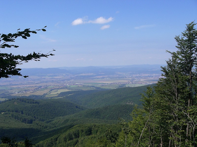 Krásny výhľad do doliny