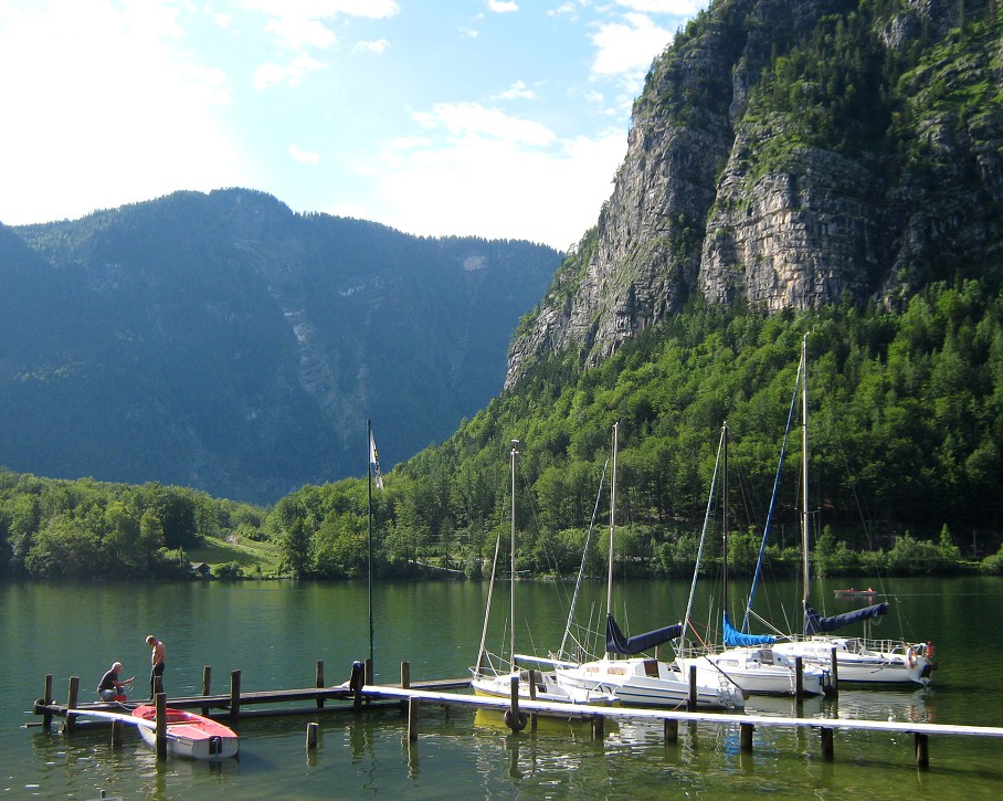 Prístavisko v Obertraune